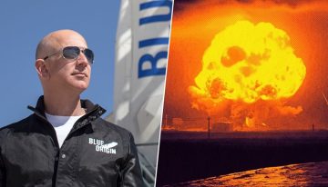 Jeff Bezos, sobre la explosión de su cohete: «el equipo de Blue Origin hizo camisetas con la frase 'Valió la pena'»