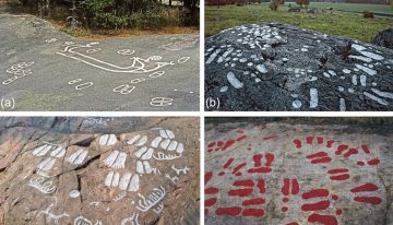 Hace 3.000 años no había notarios, así que en Suecia los acuerdos y matrimonios se cerraban con huellas de pies talladas en roca
