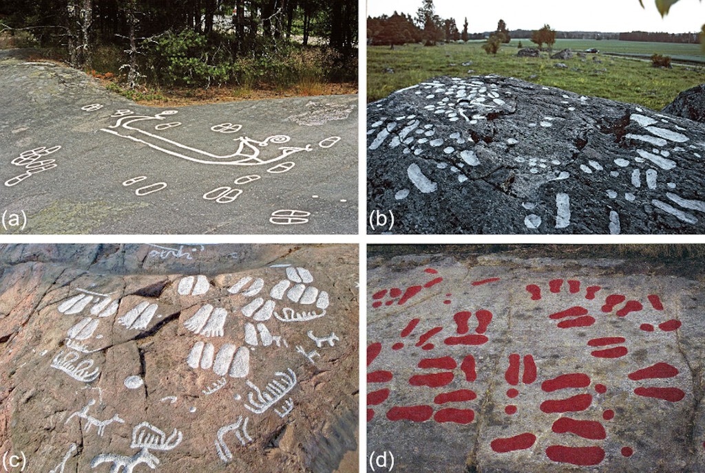 Hace 3.000 años no había notarios, así que en Suecia los acuerdos y matrimonios se cerraban con huellas de pies talladas en roca