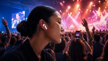 Cada vez más personas acuden a los conciertos con AirPods en las orejas. El motivo es simple: funcionan como tapón