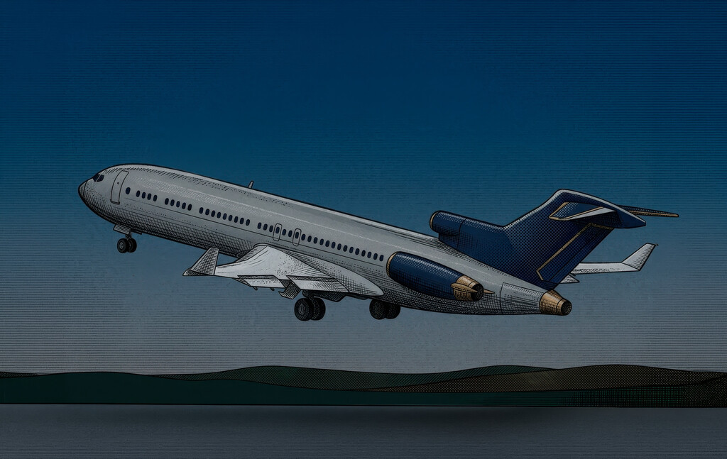 Hace 23 años un Boeing 727 abandonó la pista sin autorización. Lo que ocurrió después sigue siendo un enigma 