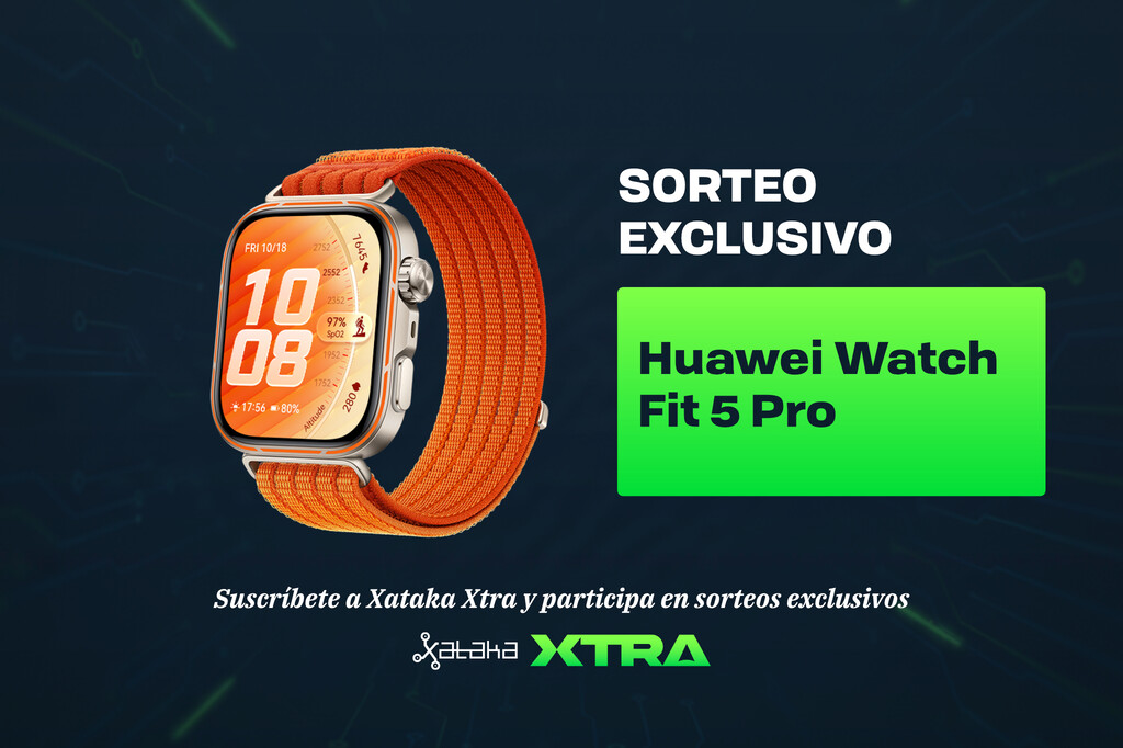 Nuevo sorteo exclusivo para suscriptores de Xataka Xtra: así puedes conseguir un Huawei Watch Fit 5 Pro