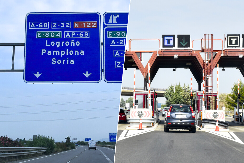 El País Vasco sumará el segundo peaje sin ventanillas de España: te registras o pagarás la multa en la AP-68 
