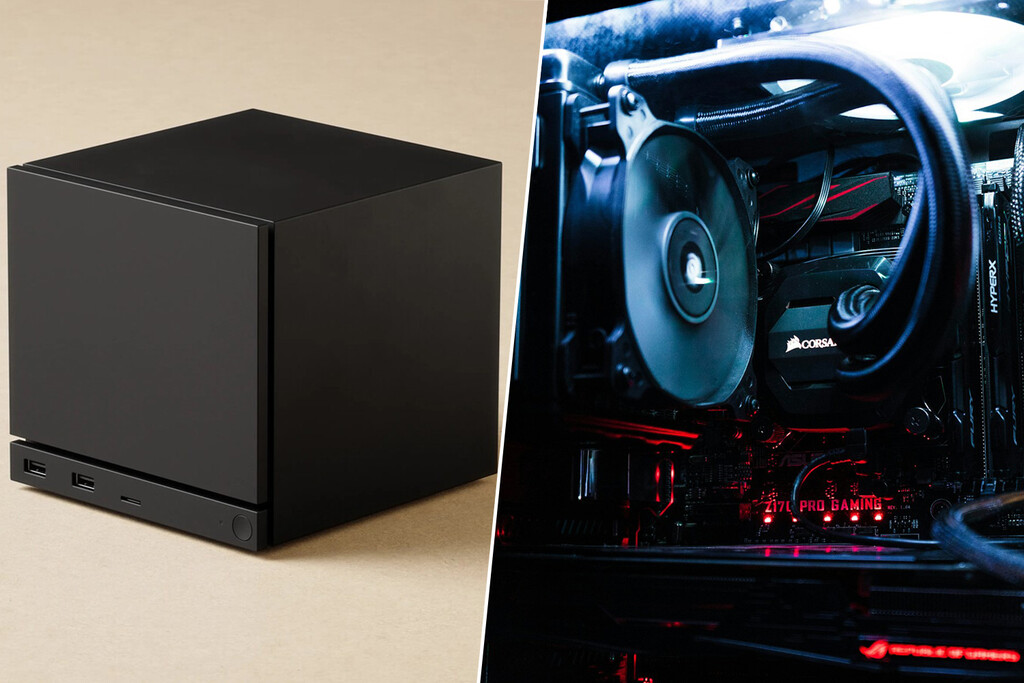 Estaba pensando comprar una Steam Machine, pero su precio me ha dado un bajón. Este PC me parece mejor opción 