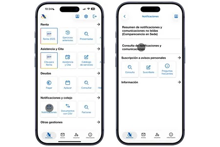 Consulta De Notificaciones En App Aeat