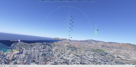 Google Earth Modo Vuelo 2345