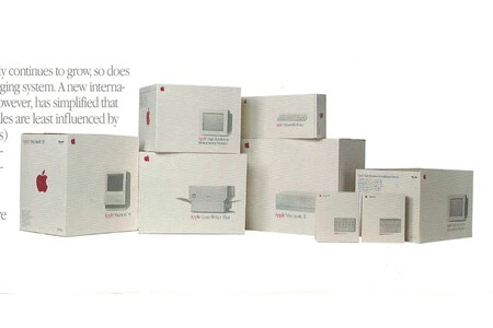Ejemplo De Packaging De Apple En 1987