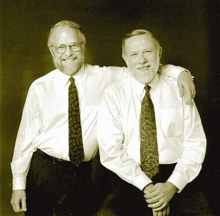 John Warnock Y Charles Geschke Fundadores De Adobe En Una Imagen De Archivo