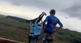 Brasil acusa de homicidio y encarcela a los operarios que lanzaron a una mujer sin sujeción desde un puente