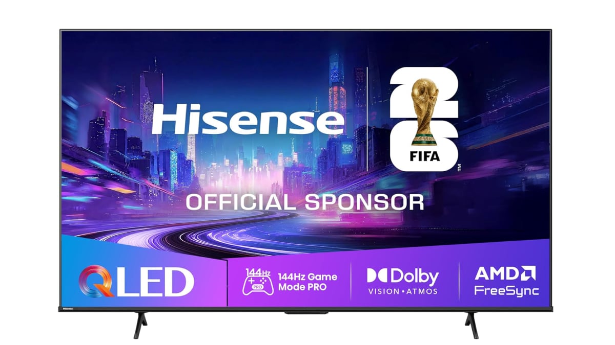 Smart TV de 65 pulgadas con imagen 4K, de Hisense.