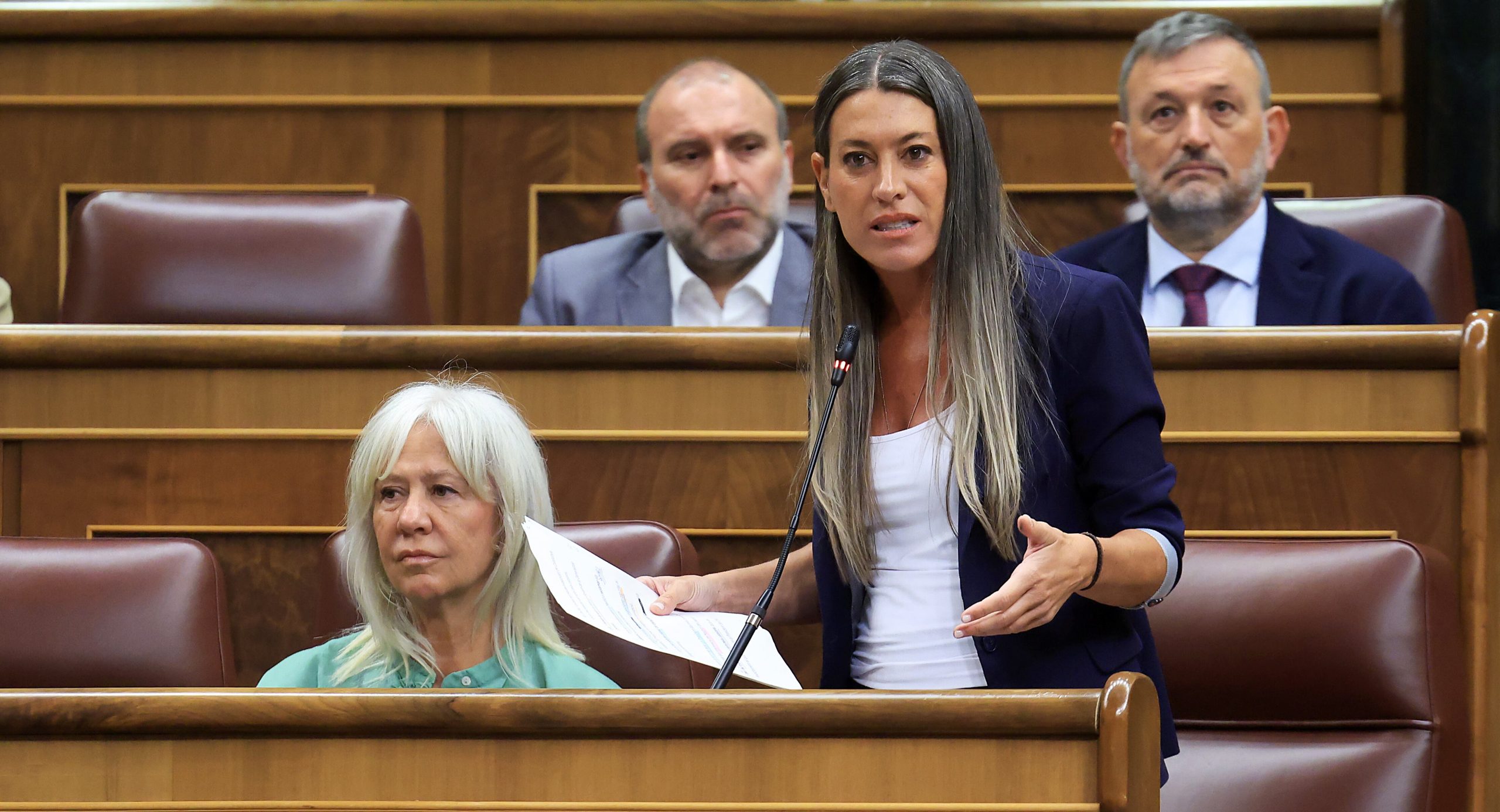 Míriam Nogueras, en el Congreso el 10 de junio. 