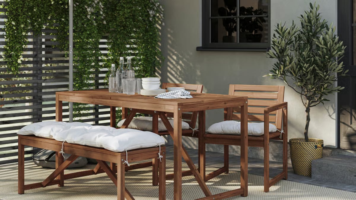 6 muebles de jardín de Ikea para disfrutar de tu rincón exterior este verano. 