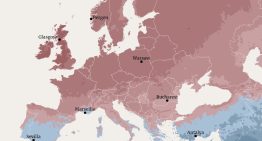 El Reino Unido tiene fama de nublado, pero no es el cielo más gris de Europa: el mapa de la NASA que reúne 25 años de nubes