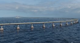 El puente marítimo más largo de todo el Sur de América es made in China: 12,4 kilómetros y 35 años de concesión