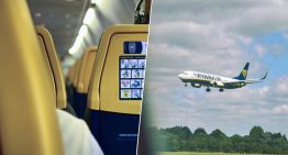 Un pasajero de Ryanair ya sabe para qué sirve el cinturón de seguridad. Y lo ha descubierto con medio cuerpo fuera del avión