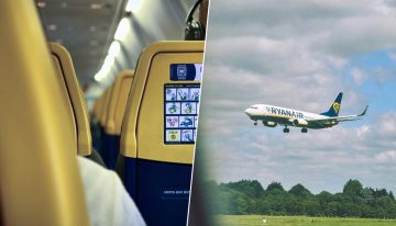 Un pasajero de Ryanair ya sabe para qué sirve el cinturón de seguridad. Y lo ha descubierto con medio cuerpo fuera del avión