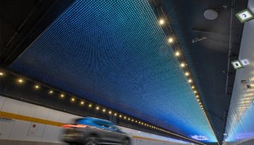 El túnel subacuático más largo de China tiene 600.000 puntos LED calculados para que no te duermas al volante