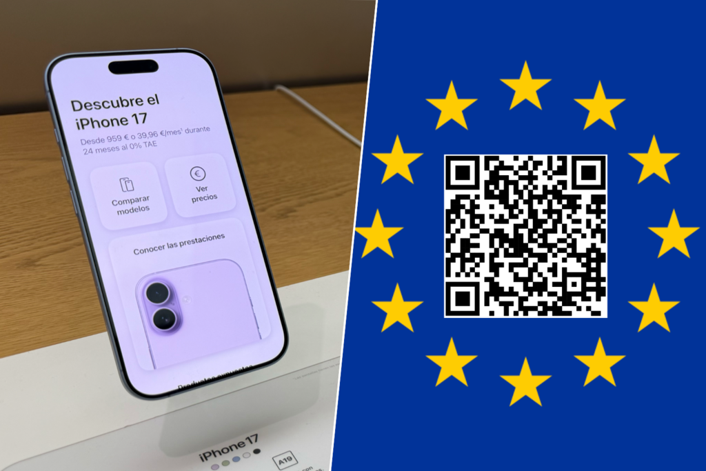Comprar un iPhone o MacBook cambiará en Europa. No será lo único y la culpa la tiene un nuevo código QR obligatorio