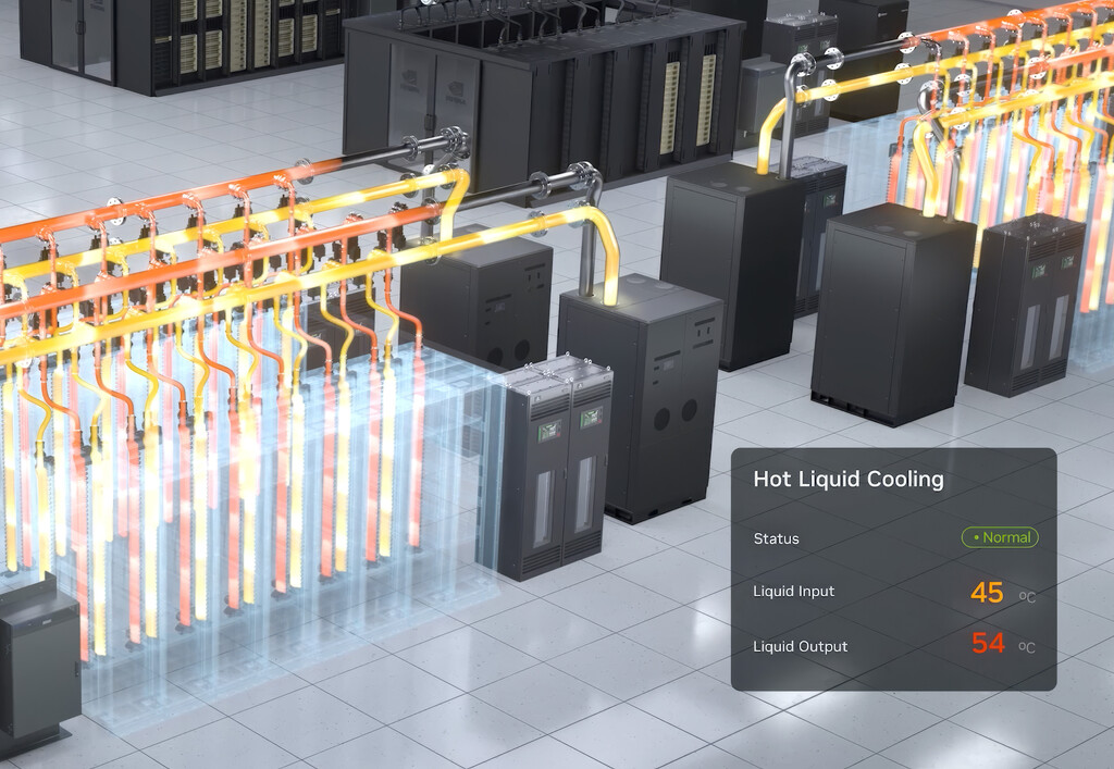 NVIDIA ha encontrado una forma de contener el consumo de los centros de datos de IA: líquido más caliente que un jacuzzi 