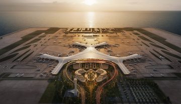 China está levantando un gigantesco aeropuerto sobre una isla artificial: la ingeniería no es el único reto