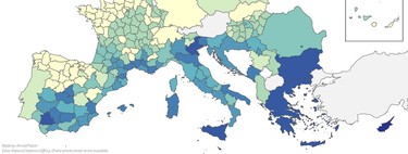 El mapa que parte en dos Europa cuando llega el calor: dónde hay aire acondicionado y dónde no