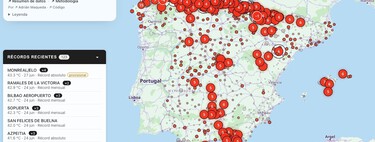 El mapa de récords de temperatura de AEMET que lo confirma: España es cada vez más un horno