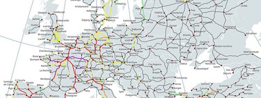 Los países con más kilómetros de alta velocidad ferroviaria en Europa, en un mapa donde España destaca mucho