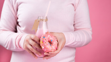 Smoothie y donut