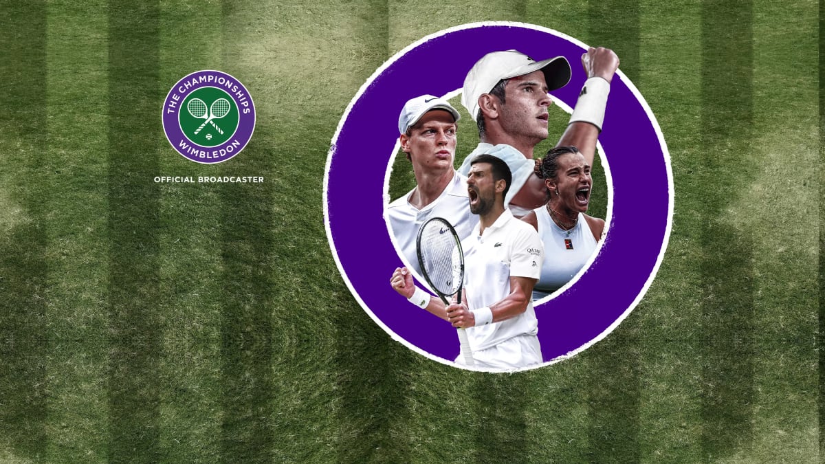 Imagen promocional del torneo de tenis WImbledon, el Gran Slam británico.