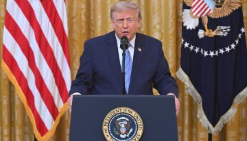 Trump resucita en un discurso a la nación el bulo del fraude electoral de 2020 y acusa a China de influir en su derrota