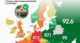 Alemania vs. Rumanía: el mapa de la vivienda en propiedad que cuenta la historia de las dos Europas