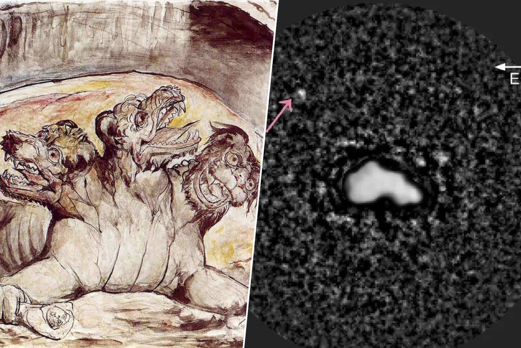Descubrimos el primer asteroide de tres cabezas que se ha visto jamás. Y también tiene su propia luna 
