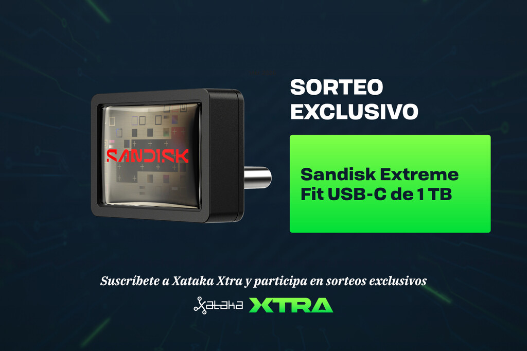 Nuevo sorteo exclusivo para suscriptores de Xataka Xtra: así puedes conseguir un Sandisk Extreme Fit USB-C de 1 TB 