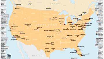 En 1902 un geógrafo se propuso explicar el origen del nombre de cada ciudad de EEUU. La respuesta la tenían dos países de Europa