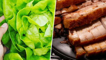 Hemos conseguido convertir una lechuga en una fábrica molecular. Acto seguido, la hemos puesto a fabricar carne de cerdo