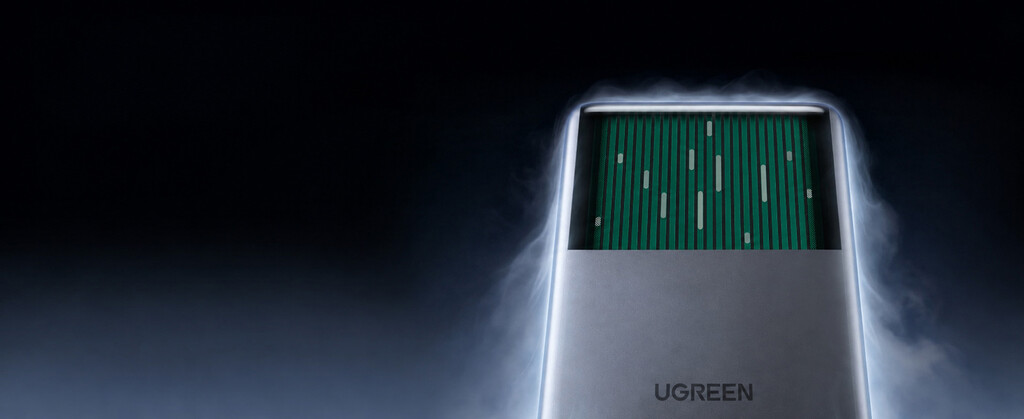 Ya es oficial la nueva powerbank de Ugreen, la primera del mundo con carga inalámbrica en llevar un sistema de refrigeración líquida 