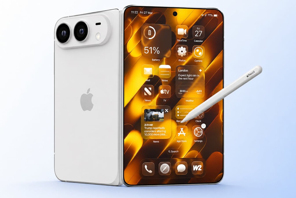 Mark Gurman, experto en Apple, sobre el nuevo iPhone plegable y el Apple Pencil: "No es probable que lo lance" 