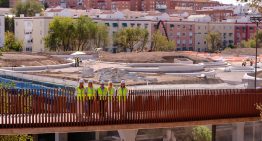 Madrid se ha empeñado en levantar un gigantesco parque encima de la M-30: con 16.370 metros cuadrados de jardín, ya está al 70%