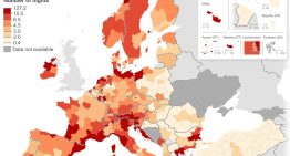 El mapa que destapa la presión del turismo en Europa: el 10% del territorio ya suma más visitantes que residentes