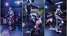 Han organizado un combate de MMA entre un youtuber y un robot a lo 'Terminator': la máquina le ha soltado una patada monumental