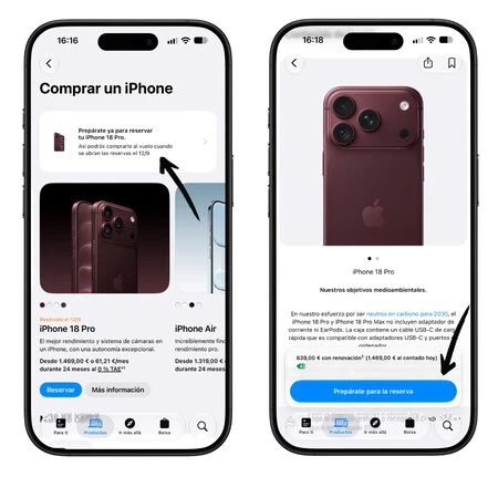 Reserva Iphone 18 Pro
