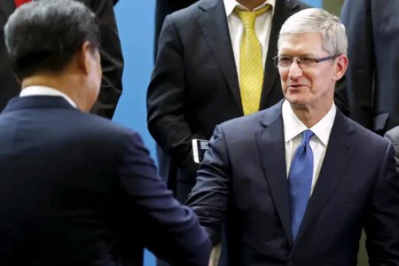 Tim Cook Xi Jinping