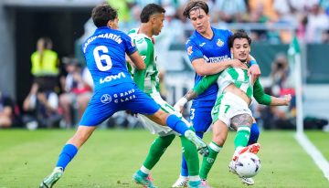 El Betis gana al Getafe y agarra la tercera plaza
