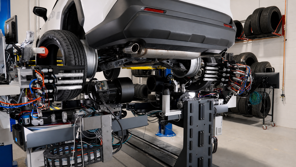Este robot puede cambiar los cuatro neumáticos sin desmontar las llantas en media hora