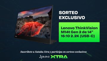 ¡Últimas horas para participar en el sorteo de un monitor Lenovo ThinkVision M14t Gen 2! Solo para miembros de Xataka Xtra