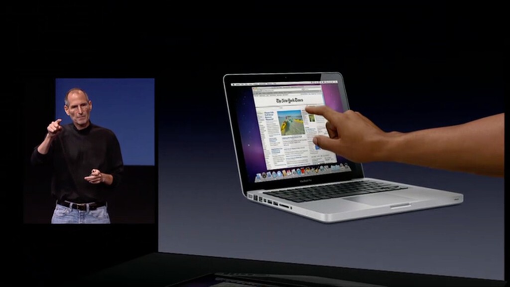 Steve Jobs se negaba a lanzar un Mac con pantalla táctil. Apple cuenta por qué ha cambiado de idea 