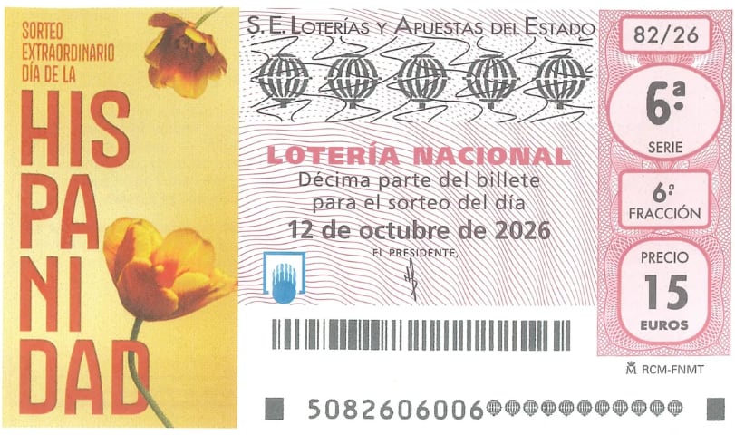 Sorteo Extraordinario Día de la Hispanidad de la Lotería Nacional