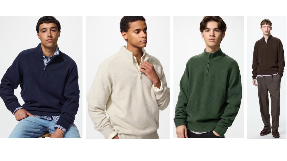 Jersey de punto suave Uniqlo.