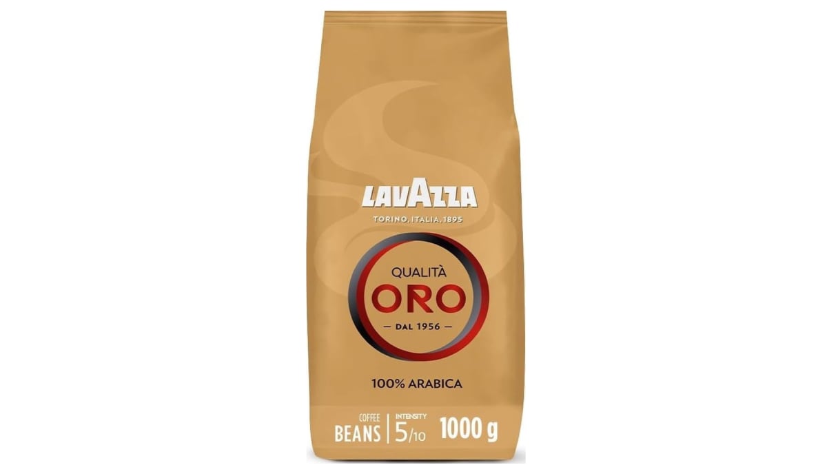 Café en grano natural, de Lavazza (1 kg).