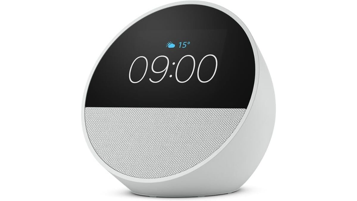 Despertador inteligente Amazon Echo Spot.